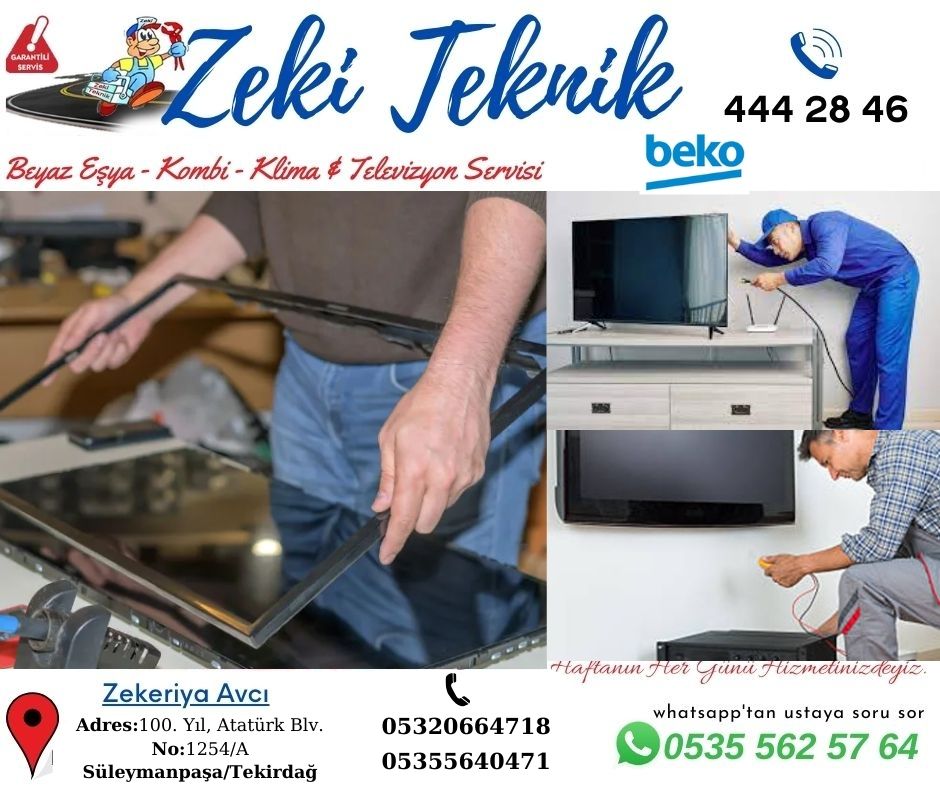 Süleymanpaşa Beko Televizyon Servisi