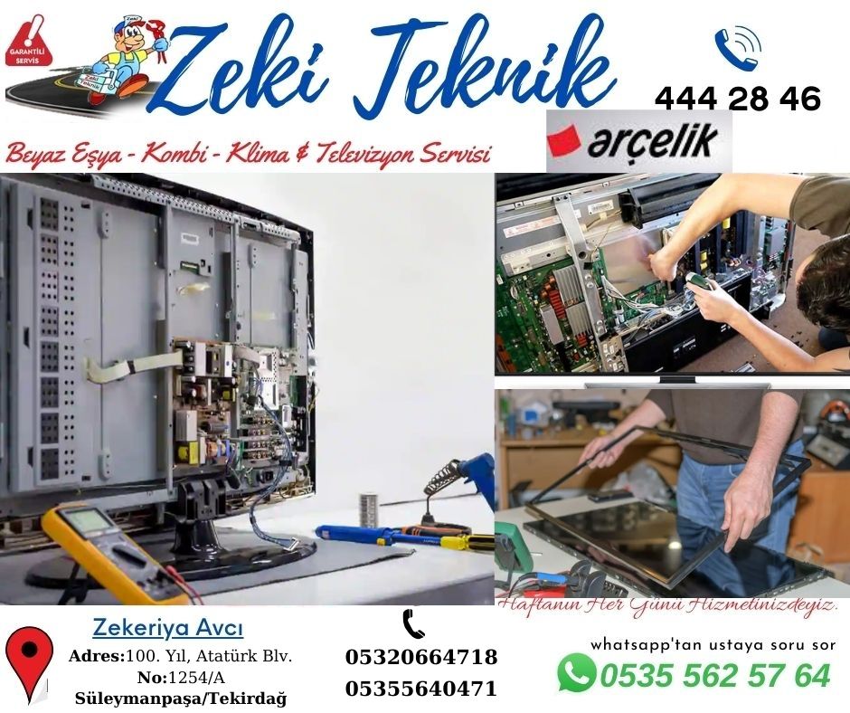 Süleymanpaşa Arçelik Televizyon Servisi