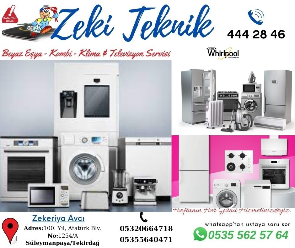 Süleymanpaşa Whirlpool Servisi